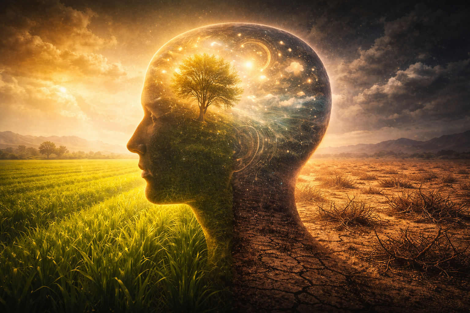 मन की तुलना भूमि से क्यों की जाती है?